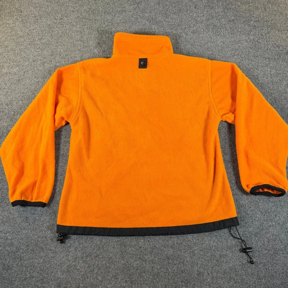 The North Face Summit Series Mens Orange Fleece Full Zip Jacket Small #3832
